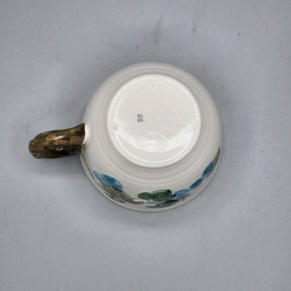 Vintage Metlox Sculptured Grape Poppy Trail Coffee Tea Cup - Picture 6 of 6